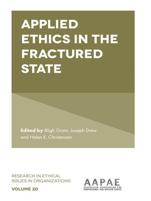 cover image of Research in Ethical Issues in Organizations, Volume 20